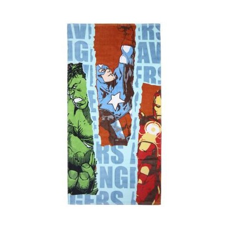 Avengers handduk 140 x 70 cm 100% bomull hulk iron man