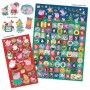 Peppa Pig Julpaket 150 st klistermärken pyssel dekoration