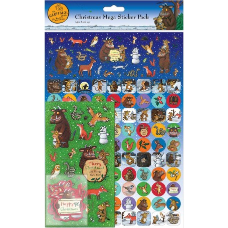 Gruffalo Julmegapack 150 st klistermärken pyssel dekoration