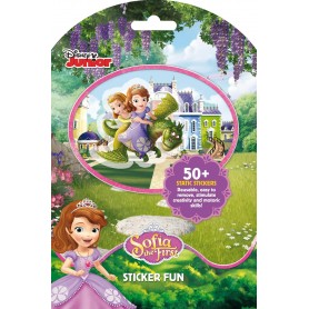 Sofia den första klistermärken 50+ återanvändbara barn