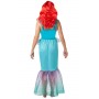 Ariel deluxe vuxenstorlek lilla sjöjungfrun klänning