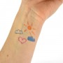 6 st tatueringspennor i olika färger tatuering barntatuering