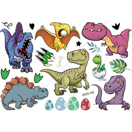 Dinosaurier gnuggisar – 11 barntatueringar med ägg