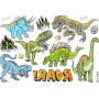 Tillfälliga barntatueringar – 12 dinosaurier med ägg & fossiler