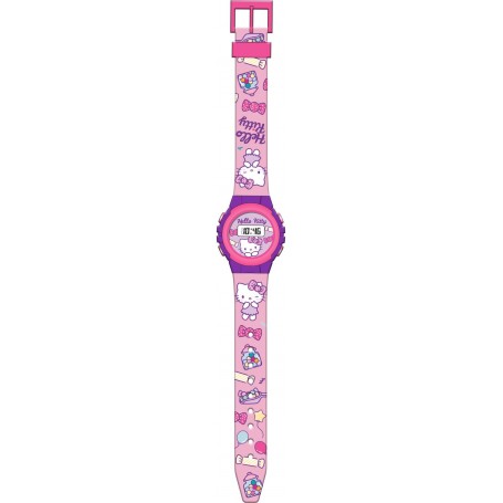 Hello Kitty digital barnklocka färgglad armbandsklocka