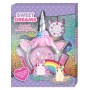 Unicorn sminkpaket med tatueringar diadem pysselset 