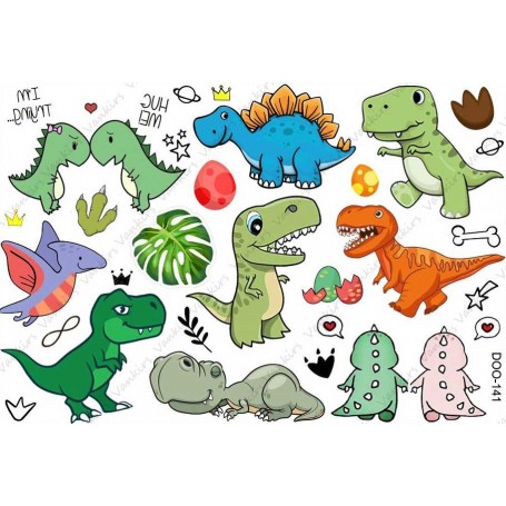 Dinosaurier 11 st barntatueringar tatuering dinosaurie ägg