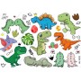 Dinosaurier 11 st barntatueringar tatuering dinosaurie ägg