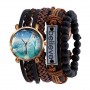 Barnklocka Frozen analog klocka med 3 extra armband Elsa