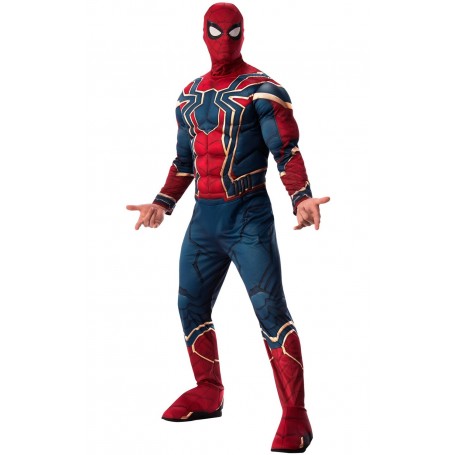 Spiderman iron spider deluxe vuxen standardstorlek avengers