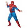 Spiderman deluxe vuxen dräkt och mask standardstorlek avengers