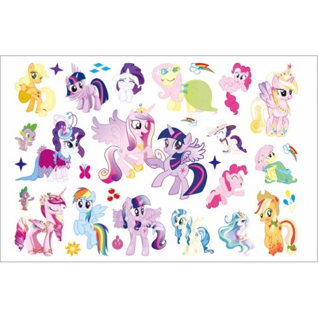 My Little Pony gnuggisar – 18 färgglada barntatueringar