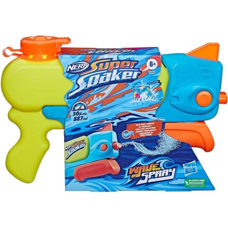 NERF Wave Spray 33 cm vattenpistol med vågfunktion barn