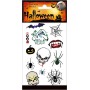 Halloween 12 st barntatueringar tatuering läskiga spindel