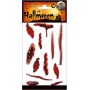 Halloween barntatueringar 12 st gnuggisar med blodiga sår