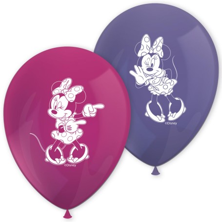 Ballonger minnie mouse 6 st 27 cm mimmi pigg ballong