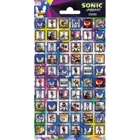 Sonic 60 st klistermärken klistermärke