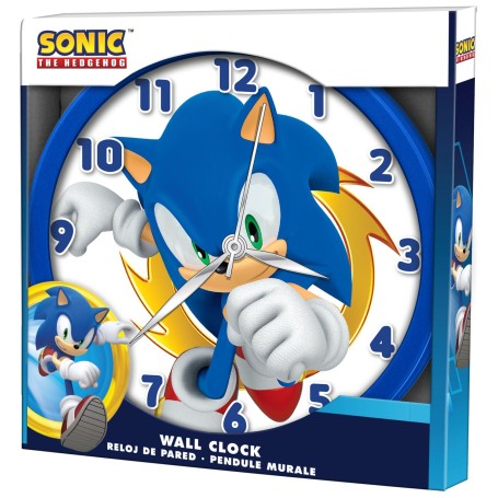 Sonic the hedgehog barnklocka väggklocka klocka
