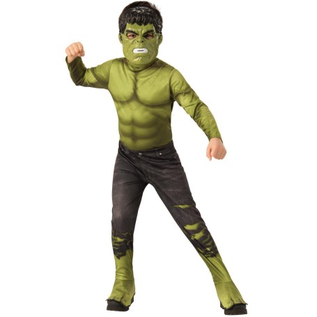 Hulk (3-4 år) dräkt med mask avengers endgame hulken