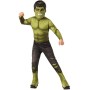 Hulk (3-4 år) dräkt med mask avengers endgame hulken