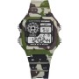 Digital barnklocka LED sportig army-stil armbandsklocka