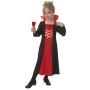 Vampyrklänning 110/116cl (5-6 år) halloween klänning vampyr häxa