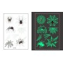 Spindelnät 31 st självlysande barntatueringar tatuering spindlar