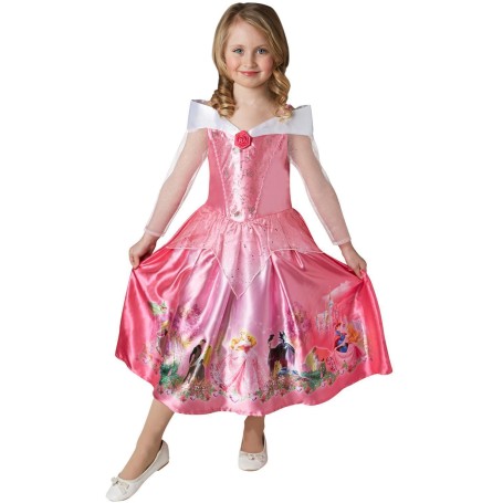 Törnrosa 122/128 cl (7-8 år) klänning disney princess