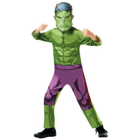 Hulk 110/116 cl (5-6 år) dräkt med mask hulken avengers