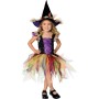 Glitterhäxa häxa 5-7 år häxklänning halloween klänning