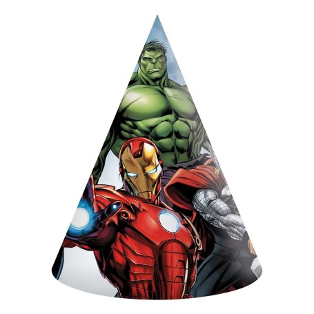 Avengers partyhattar 6 st hattar iron man captain america party