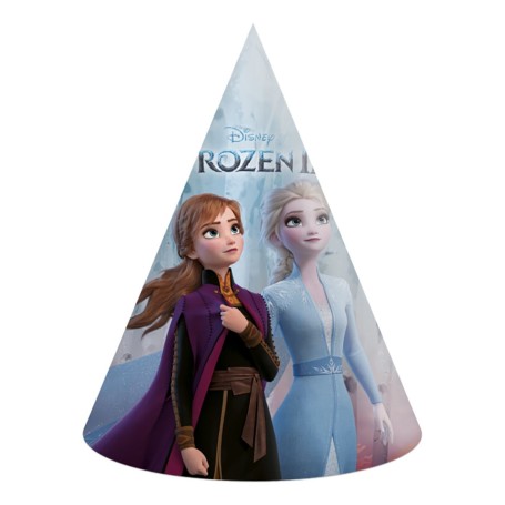 Frozen II partyhattar 6 st hattar frost elsa anna party