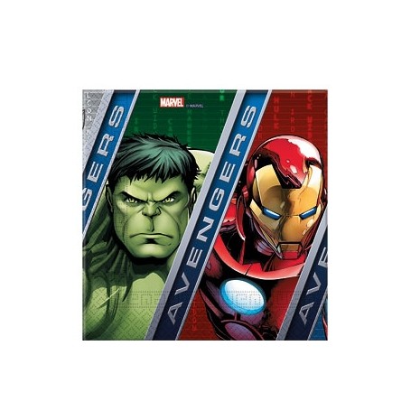Avengers 20 st servetter 16x16 cm hulk captain america thor