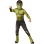 Hulk (5-7 år) dräkt med mask avengers endgame hulken