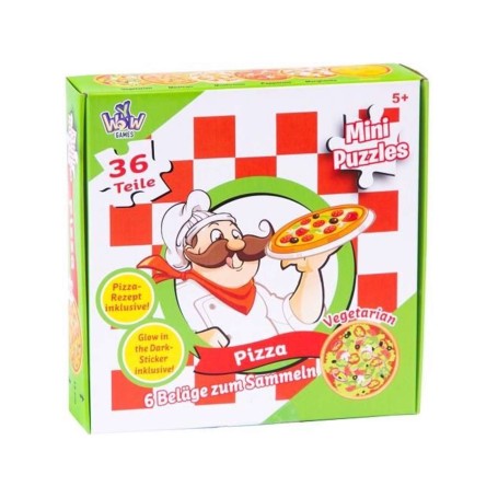 Pussel 36 bitar pizza roligt matpussel minipussel pyssel