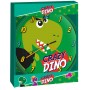 Dinosaurie barnklocka väggklocka klocka barnrum dino grön