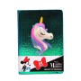Minnie mouse anteckningsbok 80 sidor med fluffig unicorn