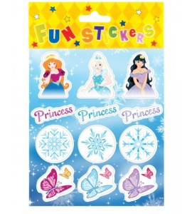 Isprinsessor 96 st klistermärken klistermärke prinsessa
