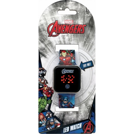 Avengers digital LED barnklocka Thor Iron Man