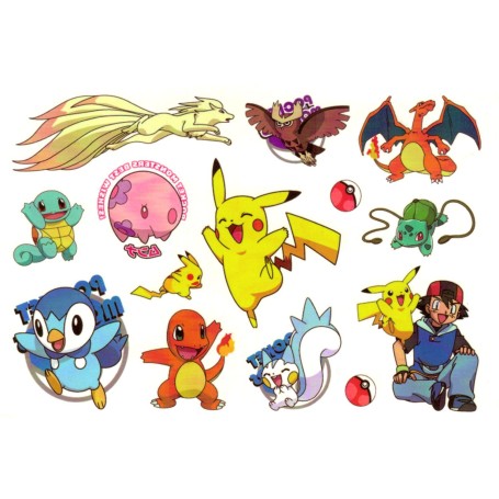 Tillfälliga tatueringar för barn – 13 Pokémon-motiv att samla