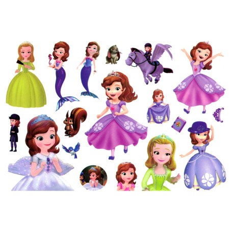 Sofia the First barntatueringar – 16 st motiv med Sofia
