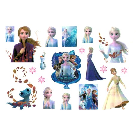 Frozen-tatueringar för barn – 14 st Elsa & Anna-tatueringar från Frost