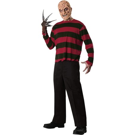 Freddy krueger vuxen nightmare on elm street tröja mask