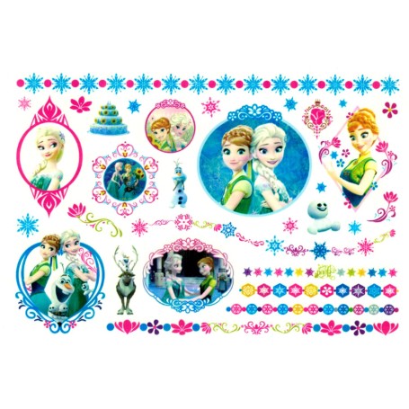 Frozen barntatueringar – 15 st Elsa & Anna motiv