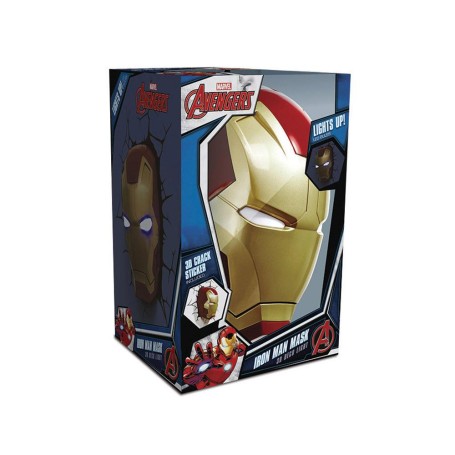 Iron man vägglampa 3D lampa mask natt avengers