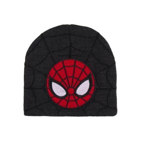 Spiderman svart mössa huva luva vintermössa avengers