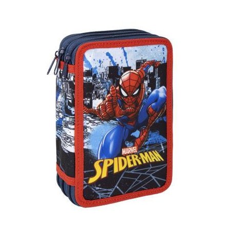 Spiderman fyllt pennfodral 43 delar avengers