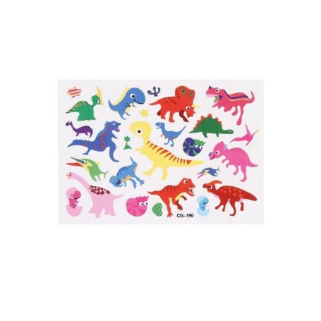 Dinosaurier barntatueringar – 19 motiv med dinosaurier och ägg