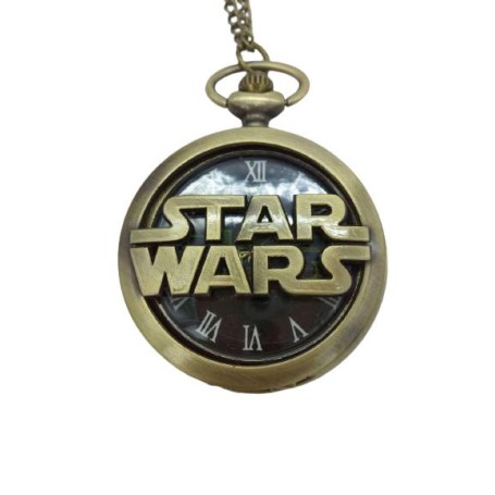 Star wars barnklocka analogt fickur med halskedja klocka