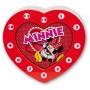 Minnie barnklocka väggklocka klocka mimmie hjärtformad